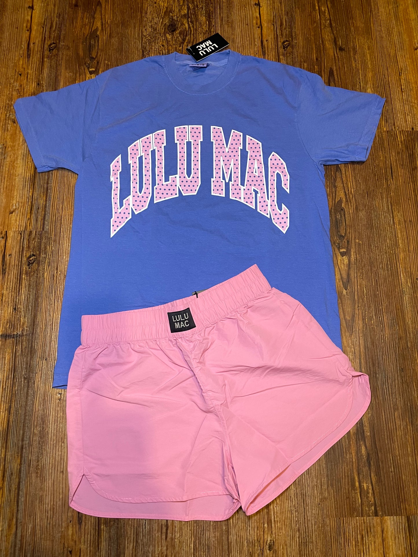 Lulu Mac Blue/polka dot Tshirt