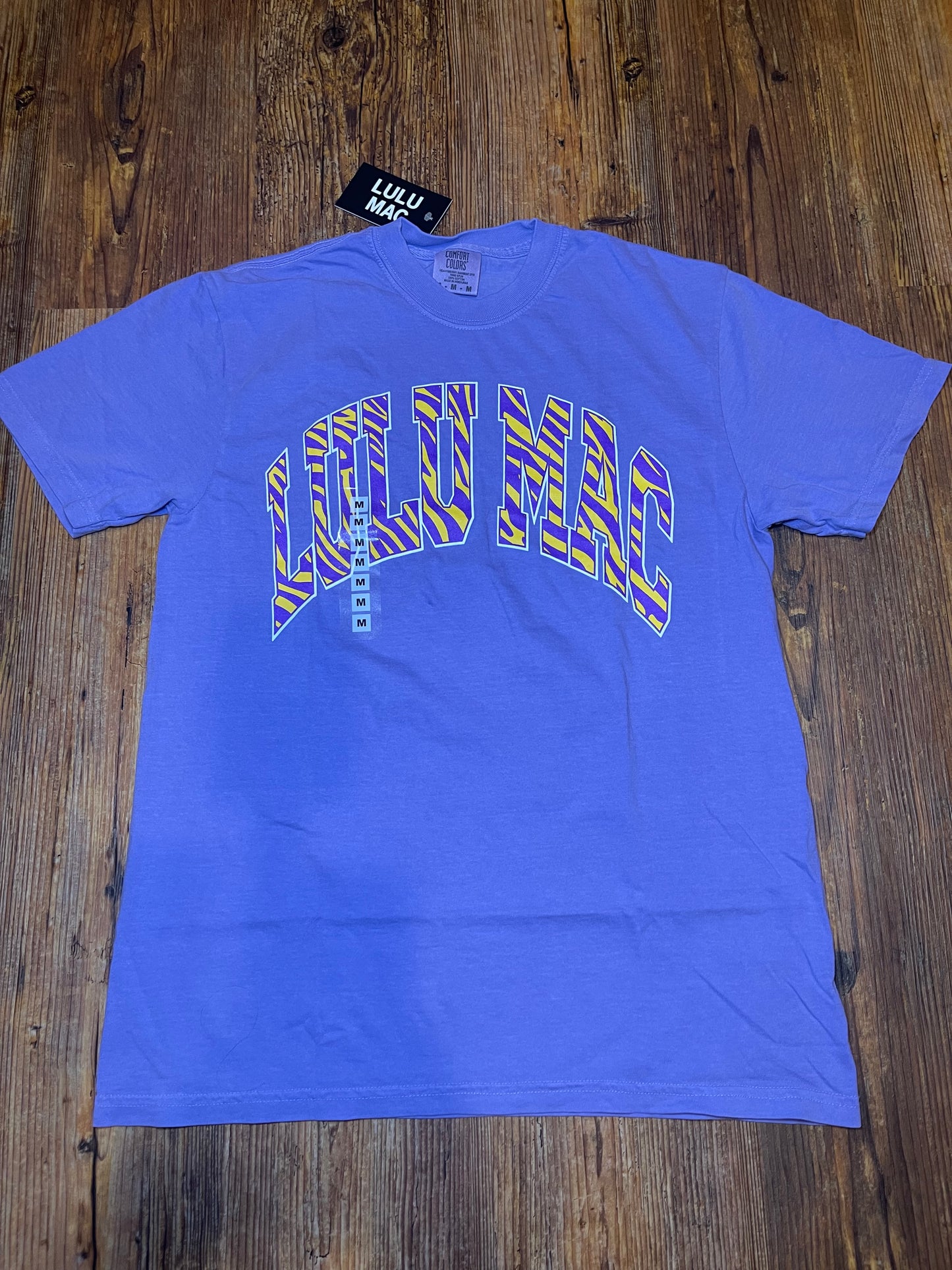 Lulu Mac Tiger Stripe Comfort Color Tshirt