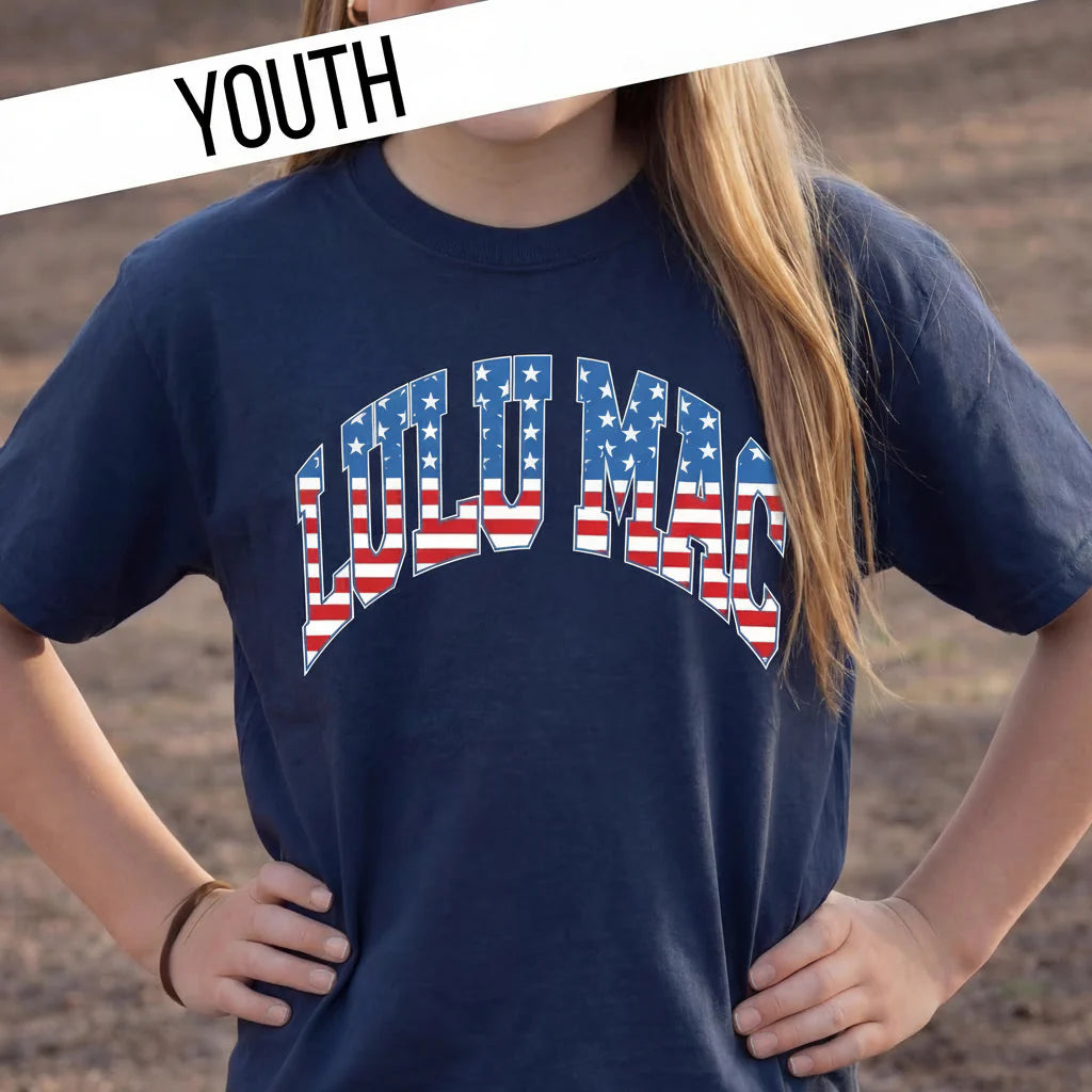 Youth Lulu Mac Flag Shirt SALE!